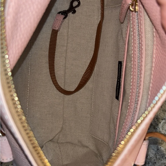 Dooney & Bourke Blush Pink LUCCA Leather Satchel - Picture 4 of 4